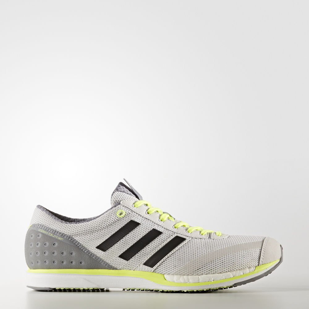 Adidas Adizero Takumi Sen 3 - παπουτσια για τρεξιμο ανδρικα - Γκρι/Μεταλλικός/Γκρι,Μέγεθος: EU 36 –